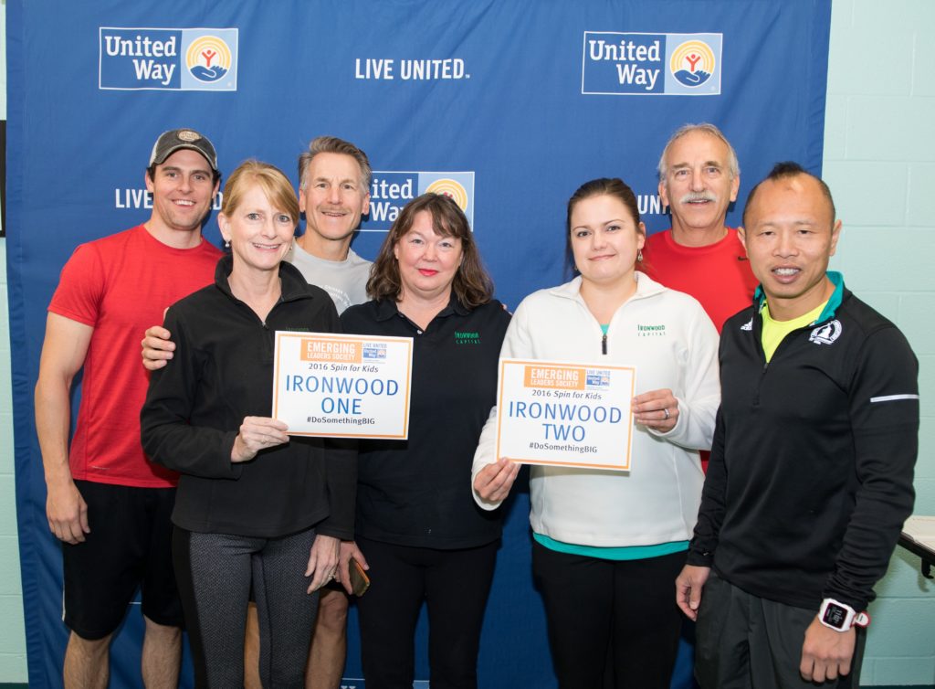 Ironwood was well-represented at the United Way Spin for the Kids, with not one, but two teams.